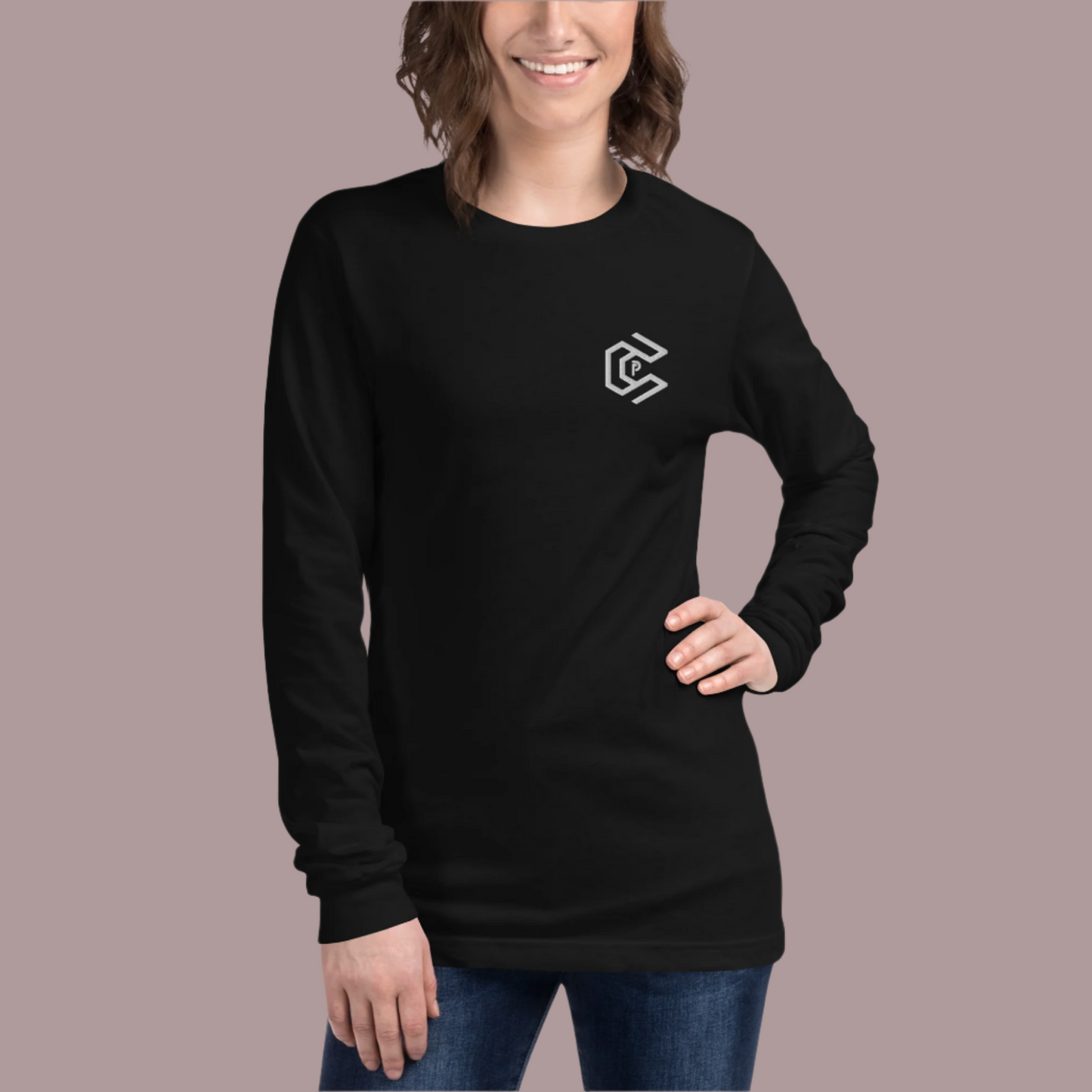 Popular Casual Brand Unisex Long Sleeve Tee