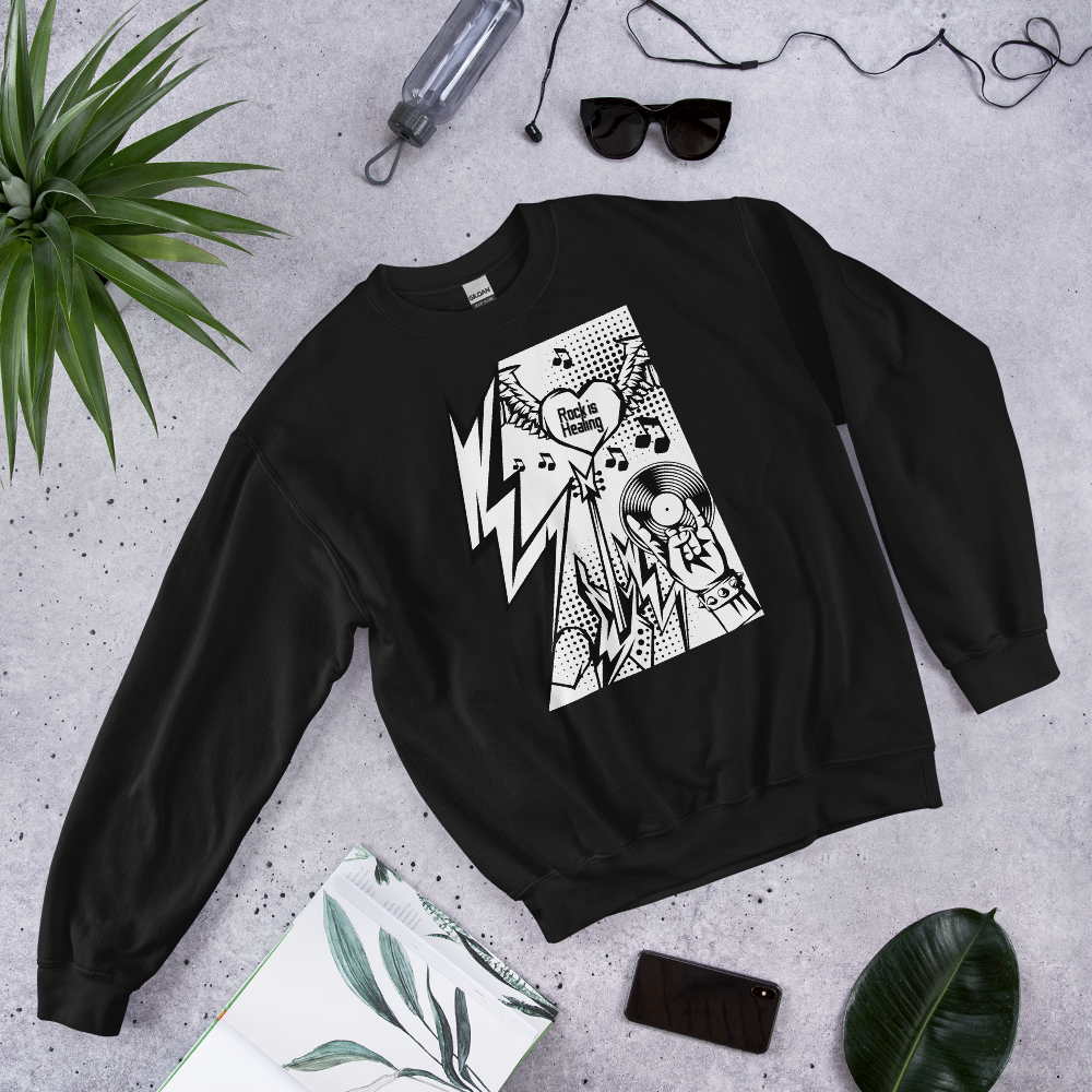 ROCK IS HEALING Unisex Sweatshirt