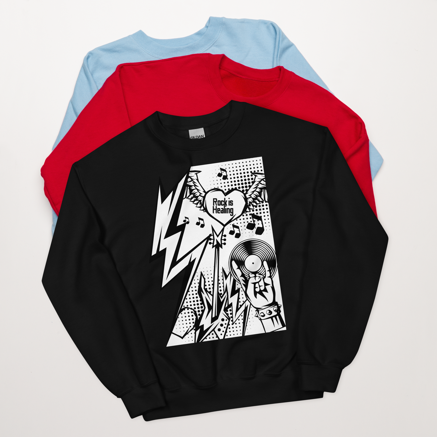 ROCK IS HEALING Unisex Sweatshirt