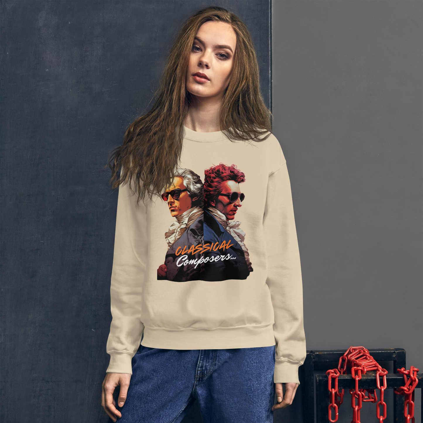 CLASSICAL COMPOSERS Unisex Sweatshirt