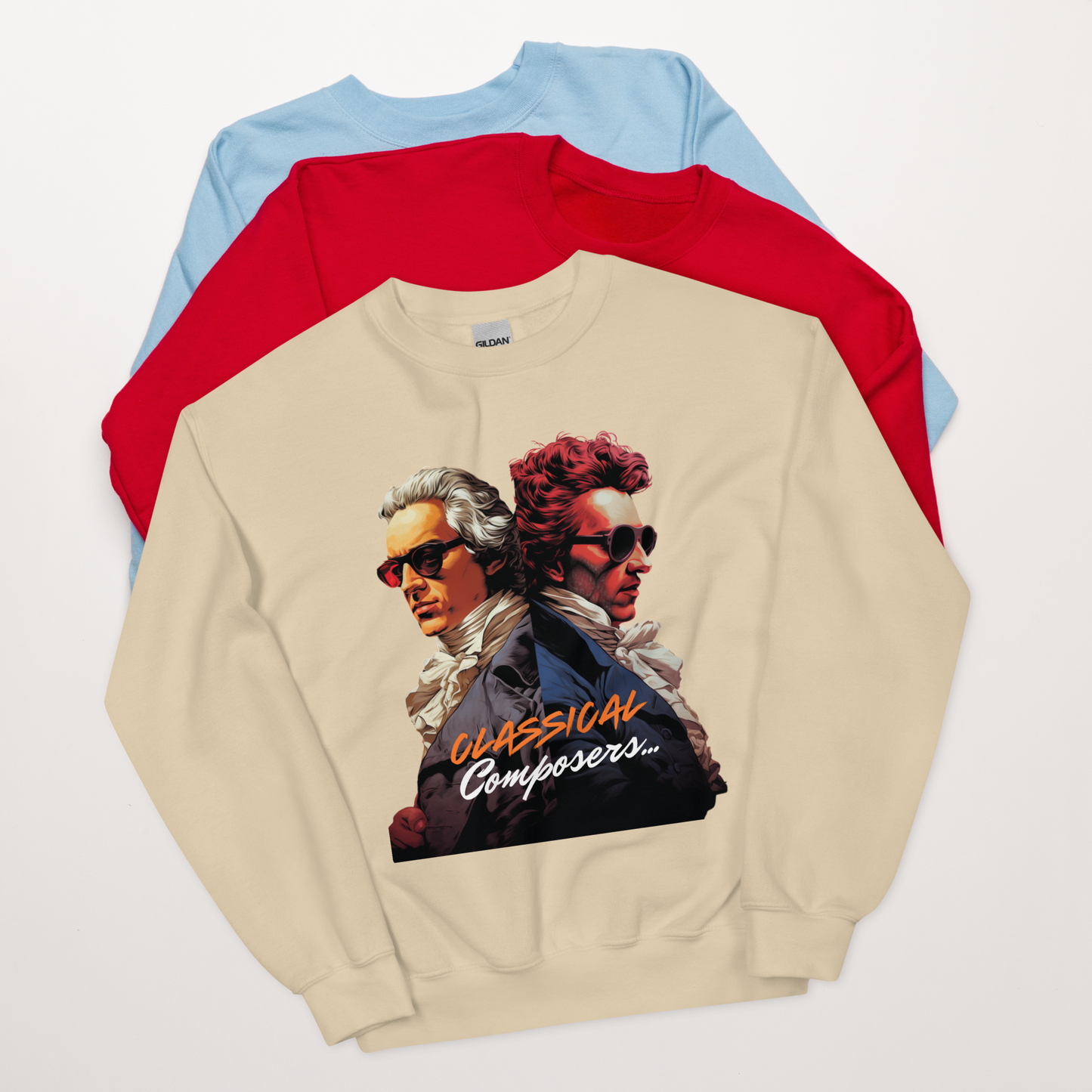 CLASSICAL COMPOSERS Unisex Sweatshirt